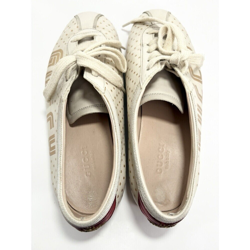 Gucci Cream and Red Sneakers - Picture 12 of 12